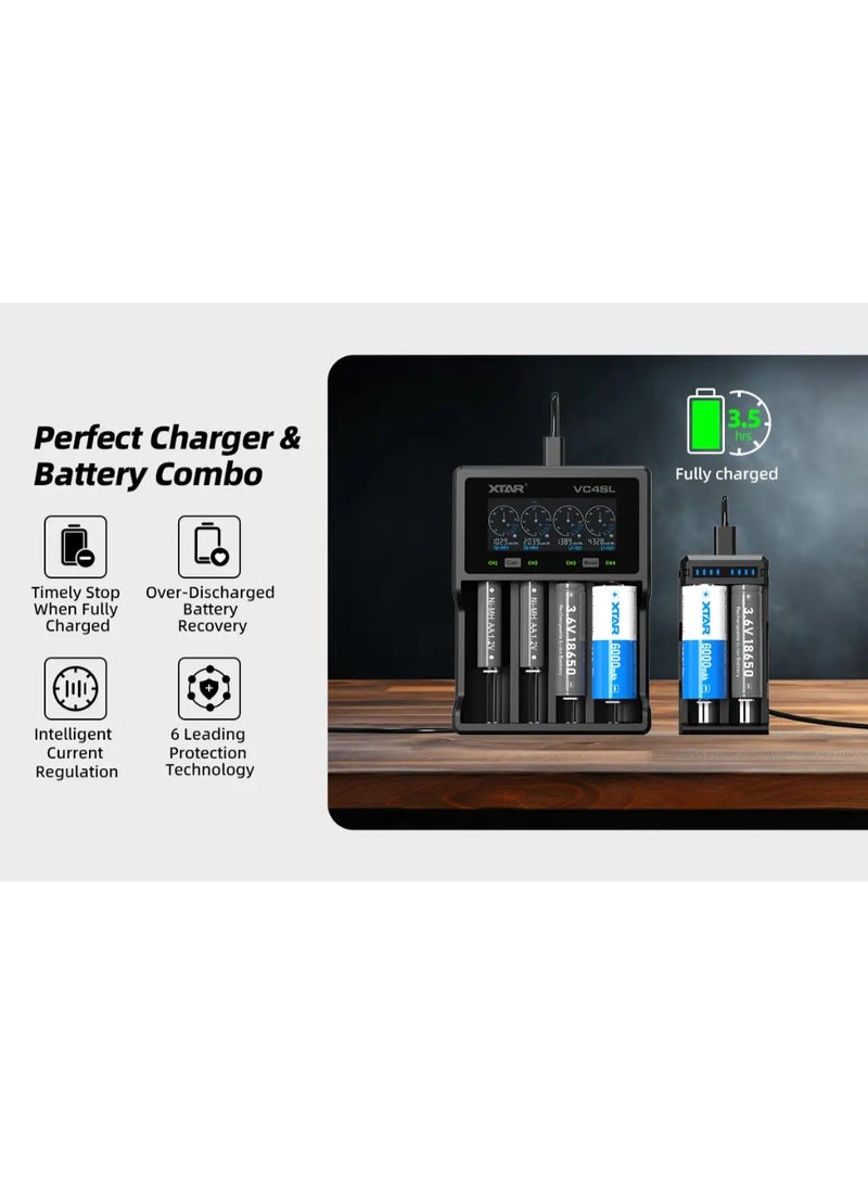 XTAR 26650 6000mAh 10A Battery - Image 5